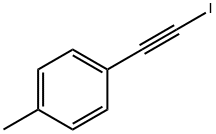 1-(2-Iodoethynyl)-4-methylbenzene 구조식 이미지