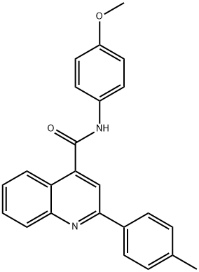 N-(4-methoxyphenyl)-2-(4-methylphenyl)quinoline-4-carboxamide Structure