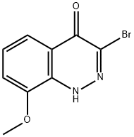 3-bromo-8-methoxycinnolin-4(1H)-one Structure