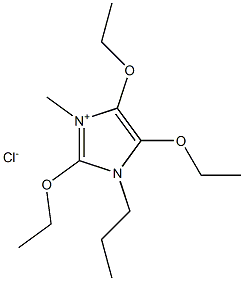 1-(Propyltriethoxyl)-3-methylimidazolium chloride Structure