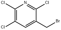 3-(Bromomethyl)-2,5,6-trichloropyridine 구조식 이미지