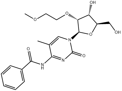 N4-Benzoyl-2'-O-(2-ethoxyethyl)-5-methylcytidine 구조식 이미지