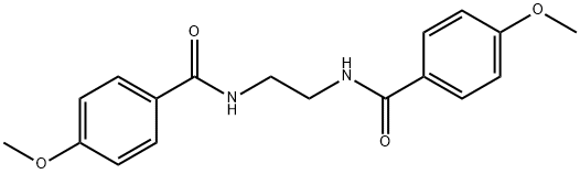 N,N'-1,2-ethanediylbis(4-methoxybenzamide) 구조식 이미지