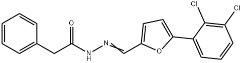 N'-{(E)-[5-(2,3-dichlorophenyl)furan-2-yl]methylidene}-2-phenylacetohydrazide Structure