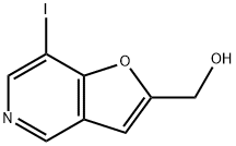 7-iodo-Furo[3,2-c]pyridine-2-methanol Structure