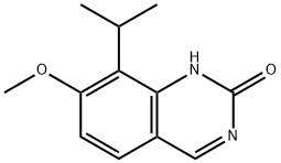 2(1H)-Quinazolinone, 7-methoxy-8-(1-methylethyl)- 구조식 이미지