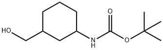 tert-butyl (3-(hydroxymethyl)cyclohexyl)carbamate Structure