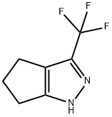 3-(trifluoromethyl)-1,4,5,6-tetrahydrocyclopenta[c]pyrazole 구조식 이미지