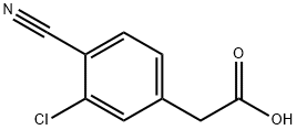 2-(3-Chloro-4-cyanophenyl)acetic acid 구조식 이미지