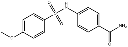 4-{[(4-methoxyphenyl)sulfonyl]amino}benzamide Structure
