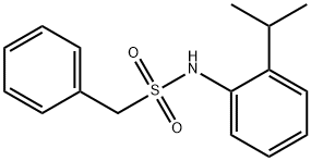 1-phenyl-N-[2-(propan-2-yl)phenyl]methanesulfonamide Structure