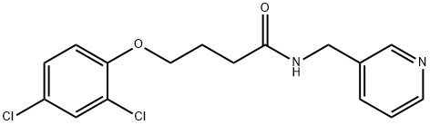 4-(2,4-dichlorophenoxy)-N-(pyridin-3-ylmethyl)butanamide Structure