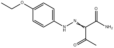 (2Z)-2-[2-(4-ethoxyphenyl)hydrazinylidene]-3-oxobutanamide Structure