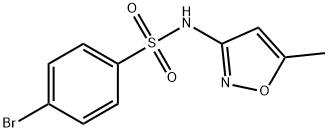 4-bromo-N-(5-methyl-3-isoxazolyl)benzenesulfonamide 구조식 이미지