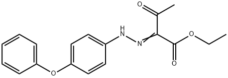 ethyl (2E)-3-oxo-2-[2-(4-phenoxyphenyl)hydrazinylidene]butanoate Structure