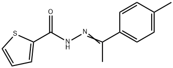 N'-[1-(4-methylphenyl)ethylidene]-2-thiophenecarbohydrazide Structure