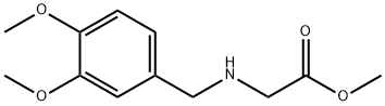 methyl 2-(3,4-dimethoxybenzylamino)acetate Structure