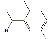 1-(5-CHLORO-2-METHYLPHENYL)ETHYLAMINE Structure