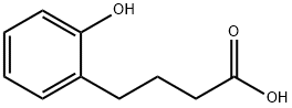 4-(2-Hydroxyphenyl)butanoic acid Structure