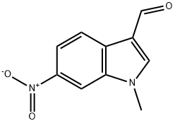 1-methyl-6-nitro-1H-indole-3-carbaldehyde Structure