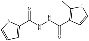 2-methyl-N'-(2-thienylcarbonyl)-3-furohydrazide Structure