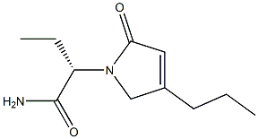 (S)-2-(2-oxo-4-propyl-2,5-dihydro-1H-pyrrol-1-yl)butanamide 구조식 이미지