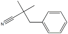 2,2-Dimethyl-3-phenylpropanenitrile Structure