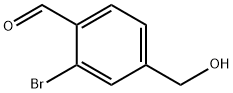 2-bromo-4-(hydroxymethyl)benzaldehyde Structure