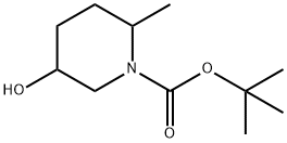 tert-butyl 5-hydroxy-2-methylpiperidine-1-carboxylate Structure