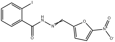 2-iodo-N'-[(E)-(5-nitrofuran-2-yl)methylidene]benzohydrazide Structure