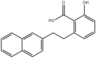 2-Hydroxy-6-(2-naphthalen-2-yl-ethyl)-benzoic acid Structure