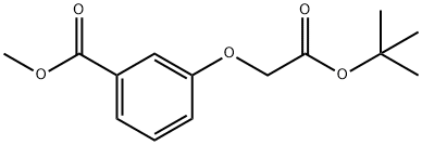 Methyl 3-(2-(tert-butoxy)-2-oxoethoxy)benzoate Structure