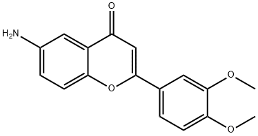 6-amino-2-(3,4-dimethoxyphenyl)-4H-chromen-4-one Structure