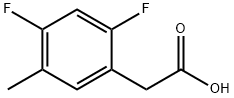 (2,4-Difluoro-5-methyl-phenyl)-acetic acid Structure