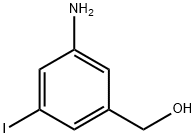 (3-amino-5-iodophenyl)methanol Structure