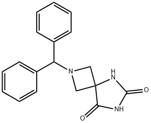 2-benzhydryl-2,5,7-triazaspiro[3.4]octane-6,8-dione Structure