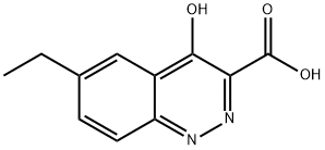 6-Ethyl-4-oxo-1,4-dihydrocinnoline-3-carboxylic acid Structure