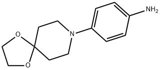 4-(1,4-dioxa-8-azaspiro[4.5]dec-8-yl)benzenamine 구조식 이미지