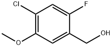 (4-Chloro-2-fluoro-5-methoxy-phenyl)-methanol Structure