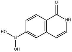 (1,2-dihydro-1-oxo-6-isoquinolinyl)Boronic acid 구조식 이미지