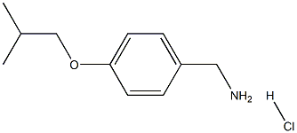 4-(2-Methylpropoxy)benzenemethanamine hydrochloride Structure