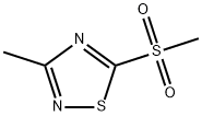 3-Methyl-5-(methylsulfonyl)-1,2,4-thiadiazole 구조식 이미지