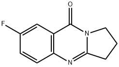7-FLUORO-2,3-DIHYDROPYRROLO[2,1-B]QUINAZOLIN-9(1H)-ONE 구조식 이미지