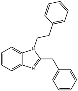 2-Benzyl-1-phenethyl-1H-benzo[d]imidazole 구조식 이미지