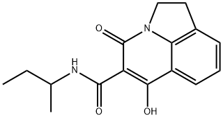 N-(sec-butyl)-6-hydroxy-4-oxo-2,4-dihydro-1H-pyrrolo[3,2,1-ij]quinoline-5-carboxamide Structure