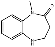 4,5-dihydro-1-methyl-1H-benzo[b][1,4]diazepin-2(3H)-one 구조식 이미지
