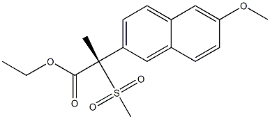 (S)-2-(methylsulfonyl)ethyl 2-(6-methoxynaphthalen-2-yl)propanoate(WXG02261) 구조식 이미지