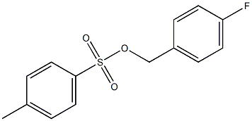 Benzenemethanol, 4-fluoro-, 4-methylbenzenesulfonate
 Structure