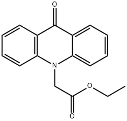 ethyl 2-(9-oxoacridin-10(9H)-yl)acetate 구조식 이미지