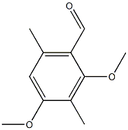 2,4-dimethoxy-3,6-dimethylbenzaldehyde Structure